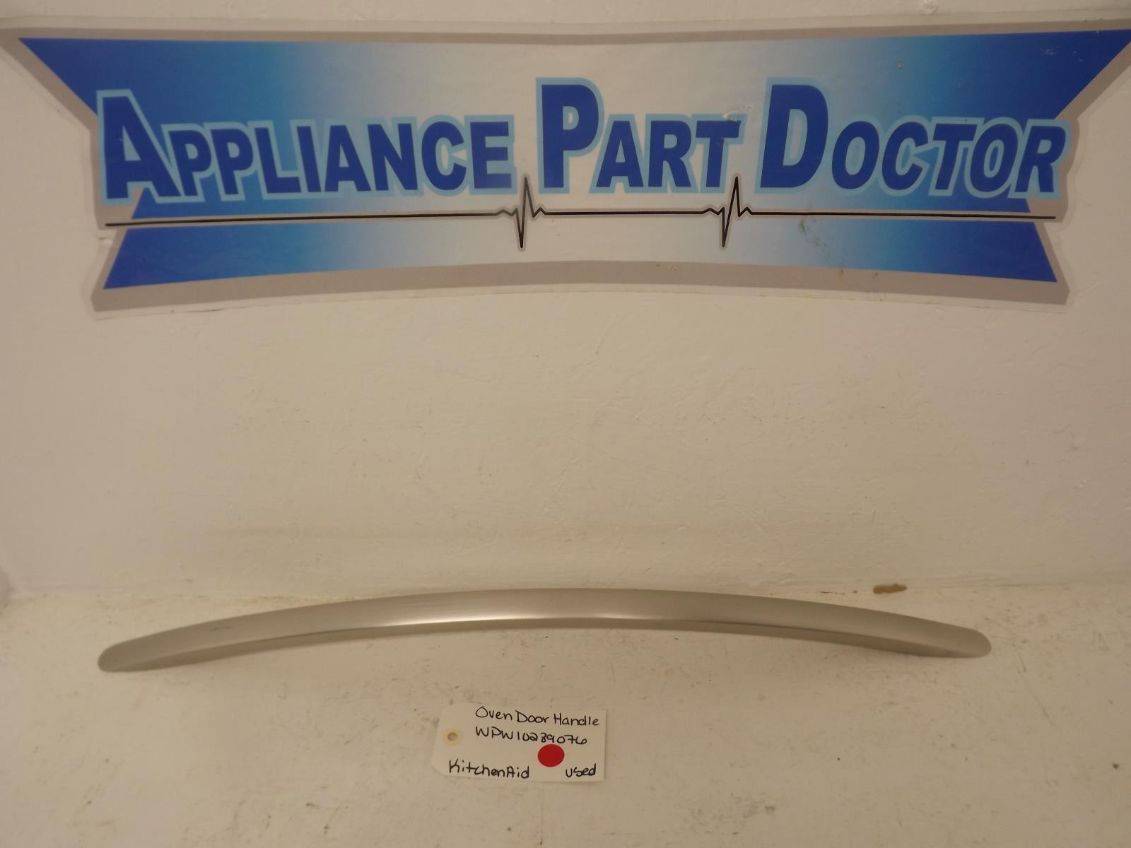 KitchenAid Range WPW10289076 Oven Door Handle Used KitchenAid Range WPW10289076 Oven Door Handle Used